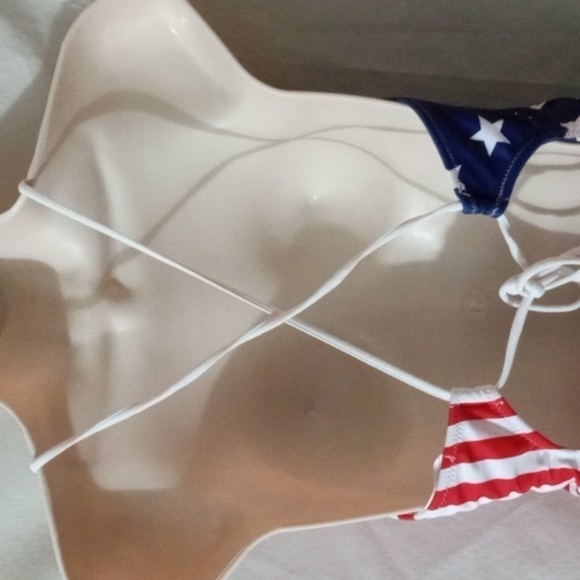 Ekouaer 1 Piece Swimwear size XXL Flag Design Red White Blue Pre-owned - Picture 4 of 7